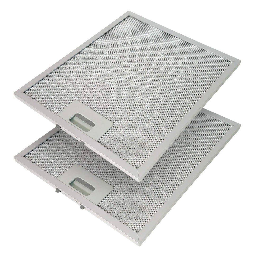 Metallfettfilter für Dunstabzugshauben, 318x258mm, Fettfilter mit Metallgitter für Küchenabzugshaube
