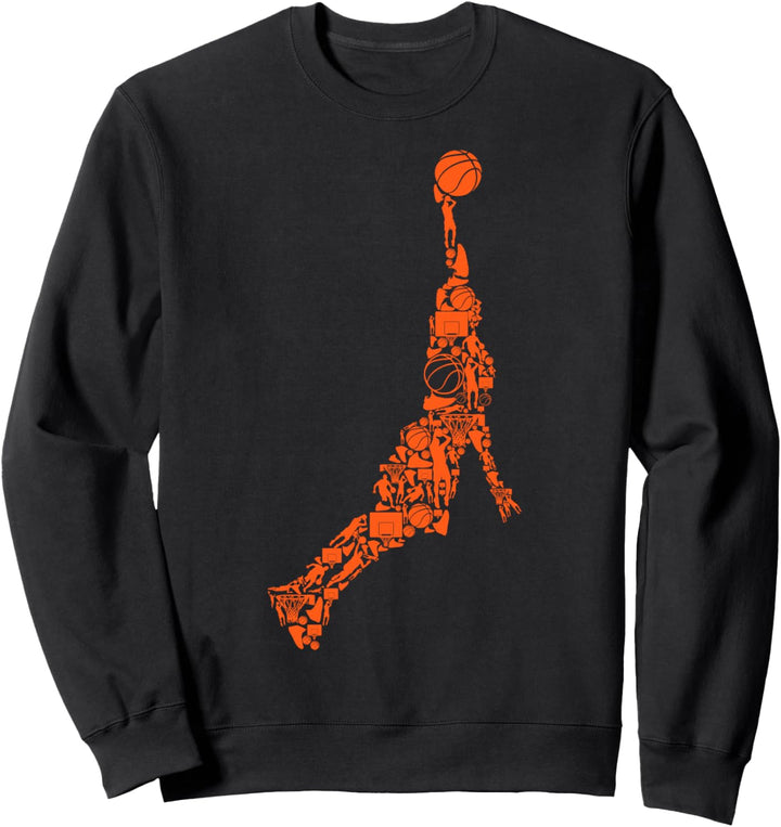 Basketball Basketballer Jungen Herren Kinder Sweatshirt