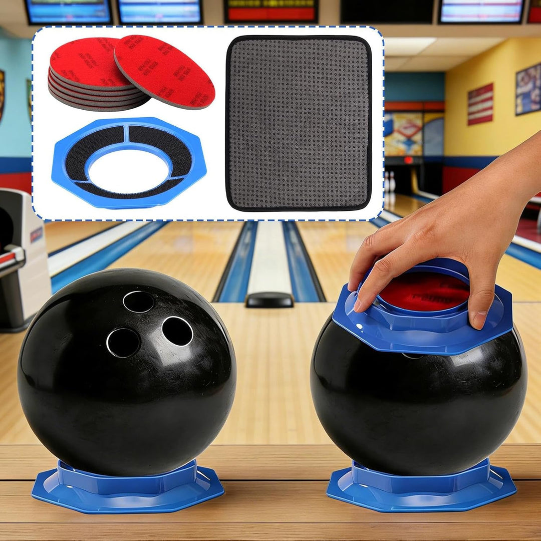 Bowling Ball Polishing Kit – wiederverwendbar, professionell, Zubehör, Bowling-Reiniger mit Material