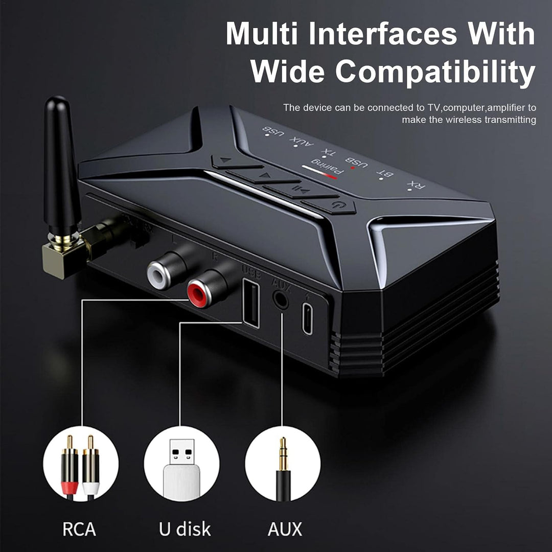 Stereo-Receiver mit | Audio-Adapter für HD-Heimstereo-Musik-Streaming-Soundsystem - für Heimmusik-St