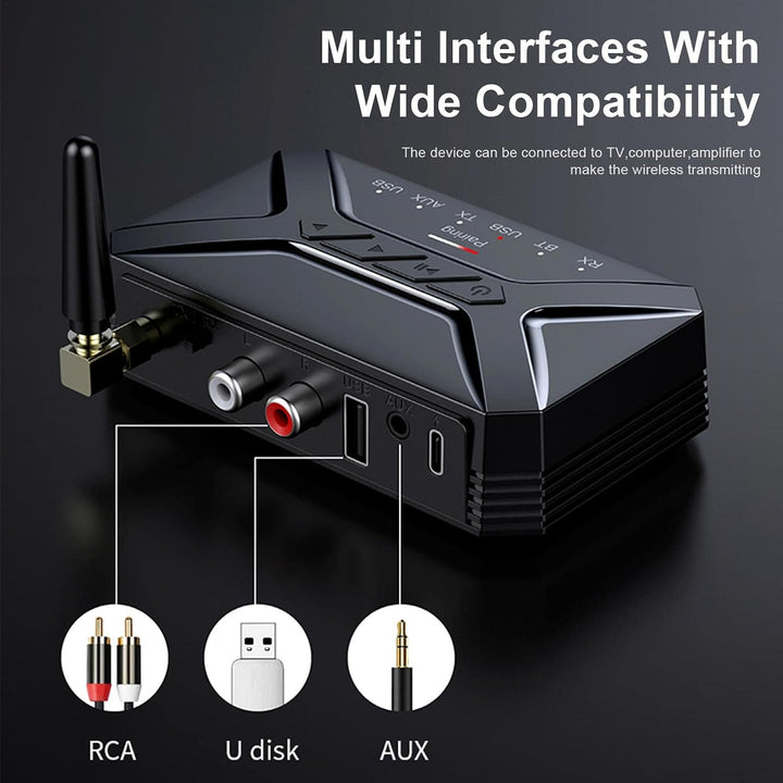 Stereo-Receiver mit | Audio-Adapter für HD-Heimstereo-Musik-Streaming-Soundsystem - für Heimmusik-St