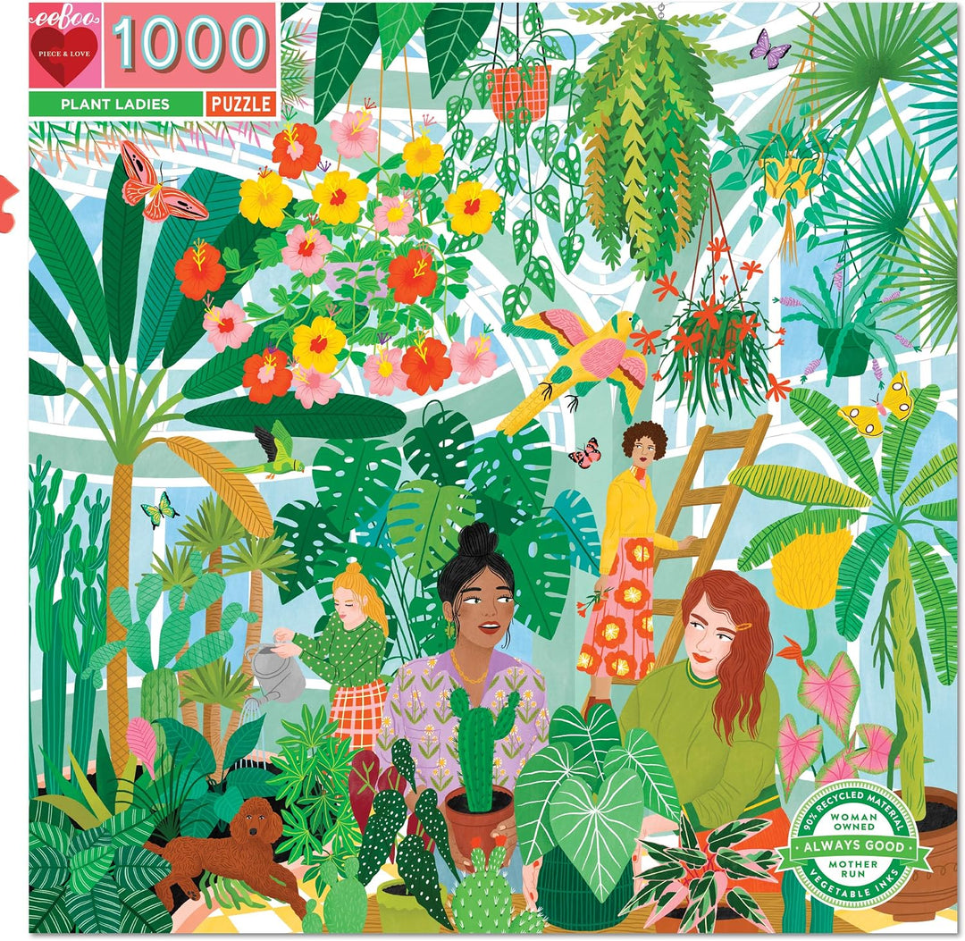 eeBoo - Puzzle - Plant Ladies, 1000 pcs (EPZTPTL)