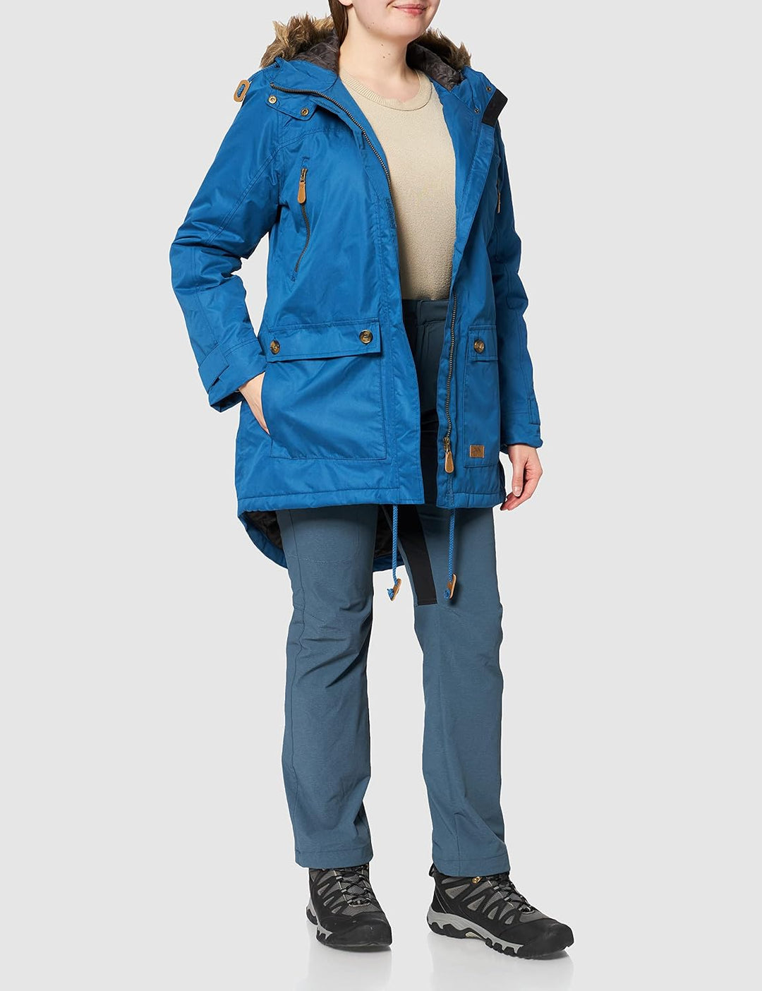 Trespass Damen Clea Jacke M Blau, M Blau