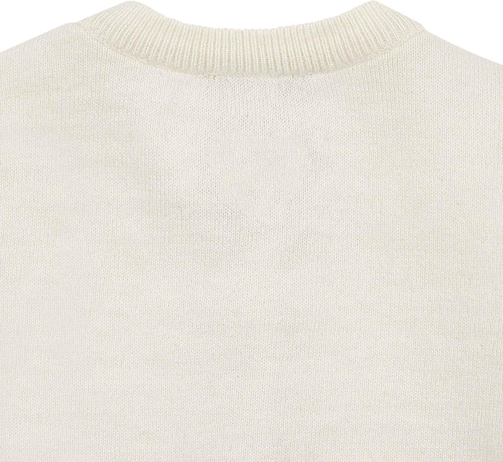 Steiff Baby-Mädchen Strickjacke Leichte Baumwolljacke 62 Cloud Dancer, 62 Cloud Dancer