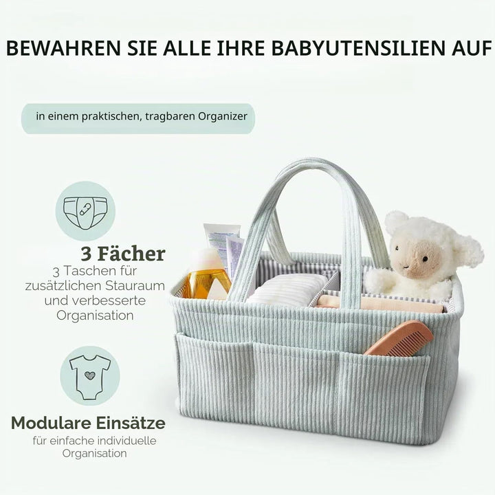 Wickeltasche, Windel-Organizer oder Aufbewahrung, tragbare Kinderzimmer-Aufbewahrung und Auto-Organi