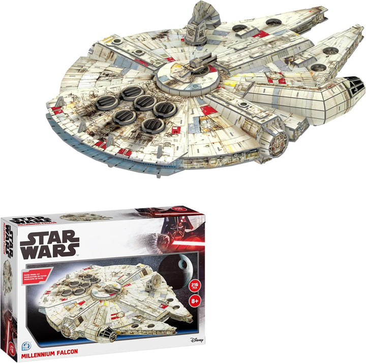 University Games Star Wars Millennium Falcon 3D Modellbausatz grau