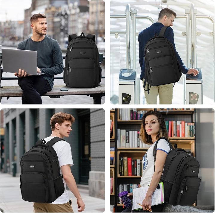 YAMTION Rucksack Herren, Schulrucksack Teenager, 17,3 Zoll Laptop Rucksack, Laptop Backpack, Rucksac