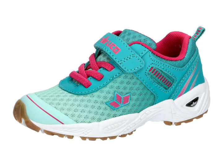 Lico Unisex Kinder Barney Hallenturnschuhe 26 EU Grün Pink, 26 EU Grün Pink