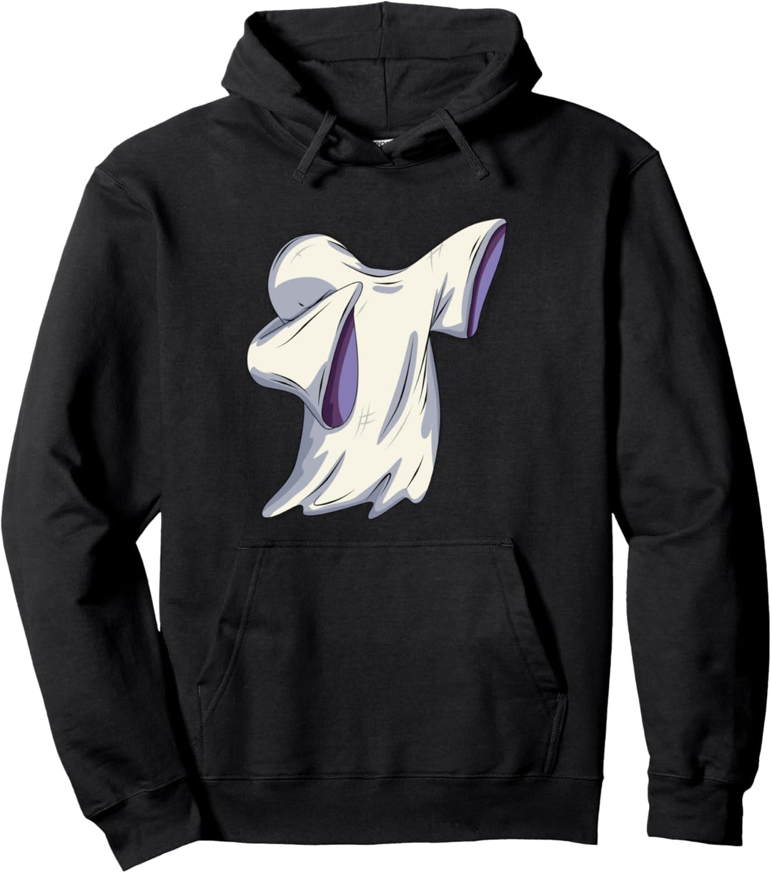 Kinder Dabbing Ghost Outfit Tanzender Geist Kostüm Halloween Pullover Hoodie