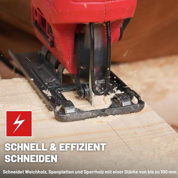 EZARC 36tlg Stichsägeblätter Set Für Holz, T Schaft Stichsägeblätter Und Aufbewahrungskoffer, Mit Ve