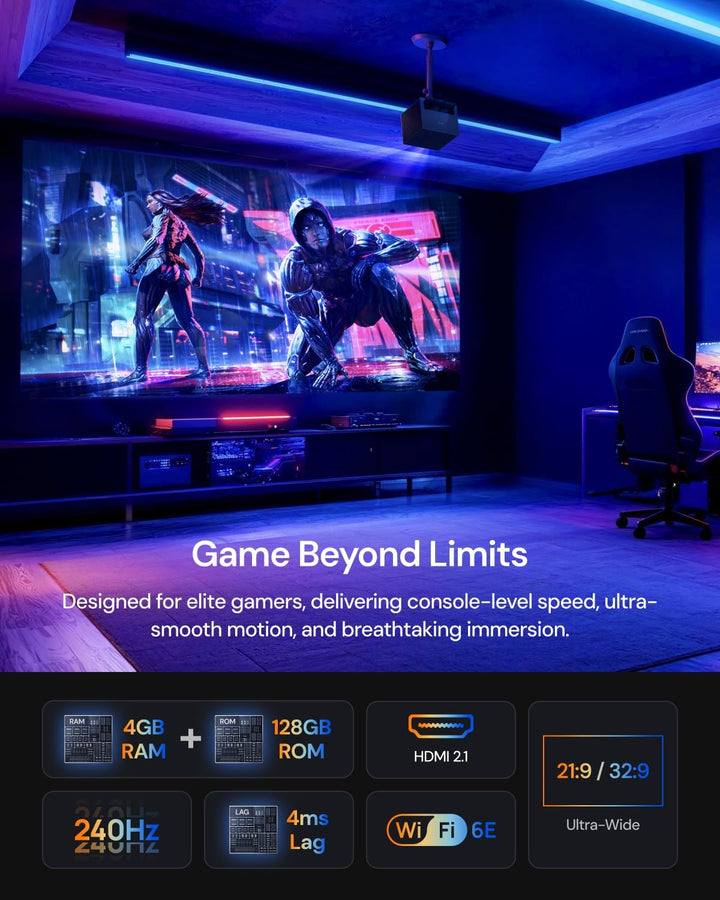 Valerion Heimkino Desktop Bundle – Sofort einsatzbereit &amp; flexibel geniessen mit VisionMaster Pro2 4