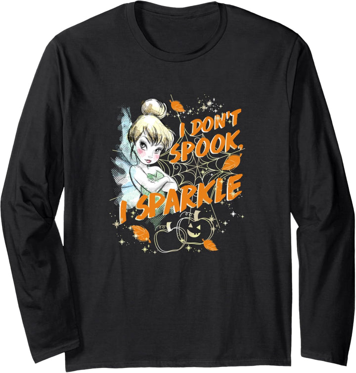 Disney Peter Pan Tinkerbell Halloween Sparkle Langarmshirt