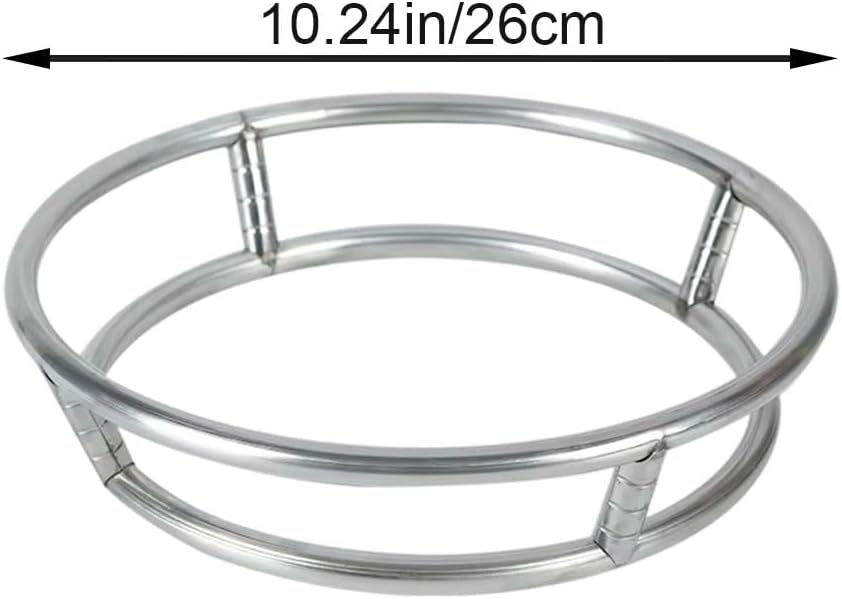 Edelstahl Wok Rack Wok Stehen Runde Regal Kochgeschirr Ring Für Topf Gas Herd Braten Pan