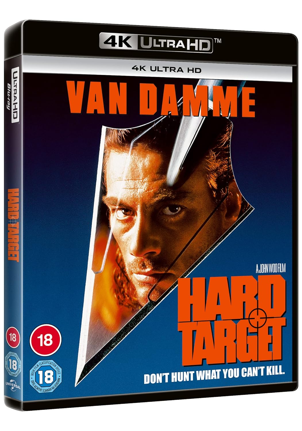 Hard Target [4K Ultra HD] [1993] [Blu-ray] [Region Free], Blu-ray