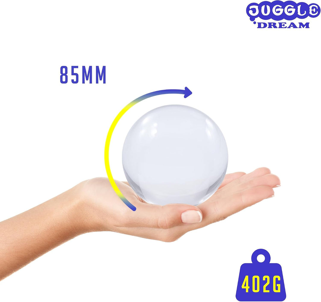 Juggle Dream Acryl Kontakt Jonglierball (85 mm), Kristall Kontaktkugel, Jonglierbälle für Kontaktjon