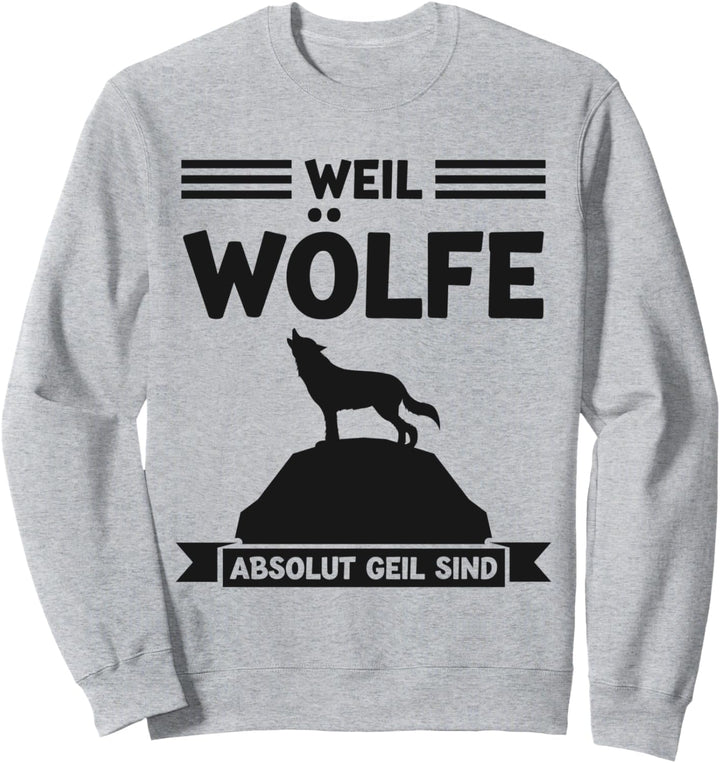 Wolf Waldtier Tier Sweatshirt