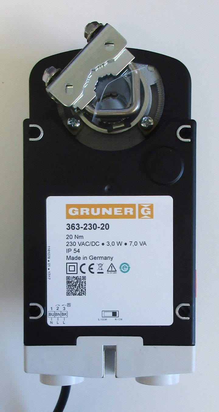 GRUNER 363-230-20 230V 2-/3 Punkt Klappenantrieb 20Nm