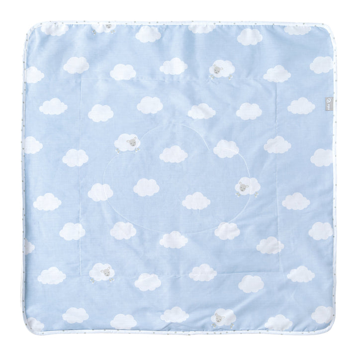 roba Babydecke Kleine Wolke aus Baumwolle - 80 x 80 cm - Kuscheldecke zum Schlafen, Krabbeln &amp; Spiel
