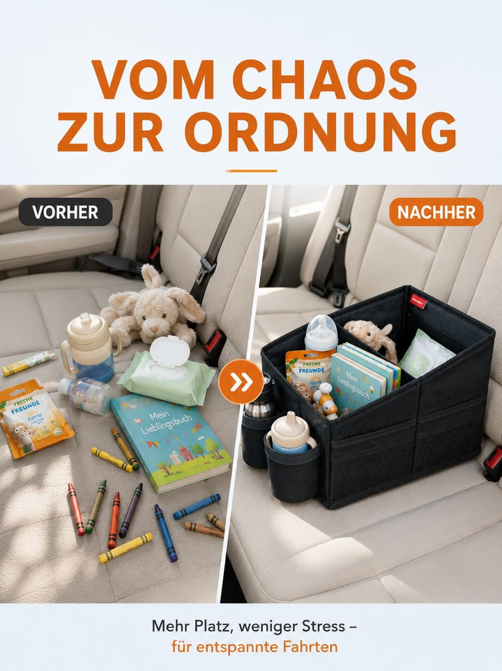 WOCVRYY Autositz Organizer Auto Zubehör Innenraum Frauen Kinder Rücksitz Beifahrersitz Organizer für