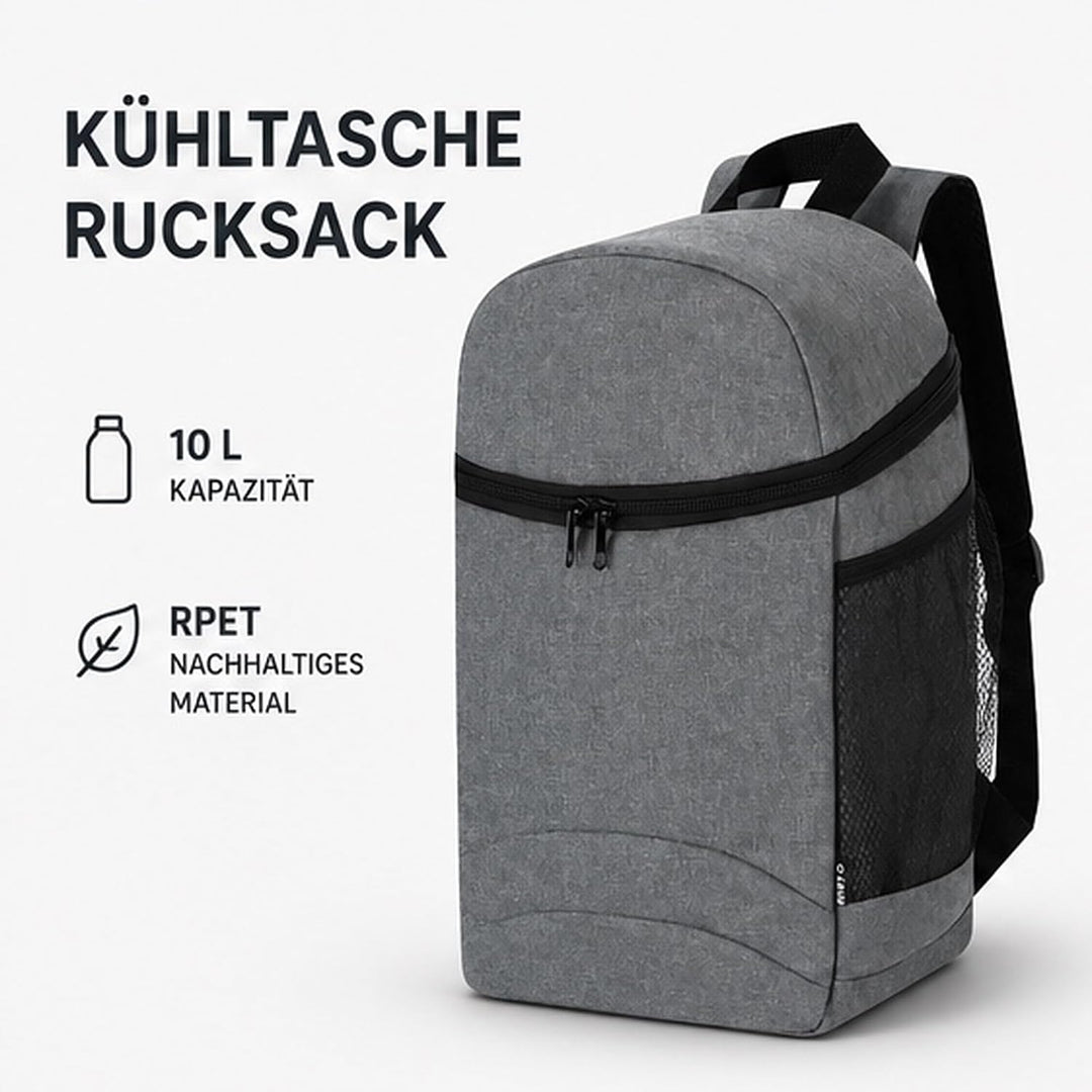 ArcticCool Kühlrucksack 10L Grau 10 Liter, Grau 10 Liter