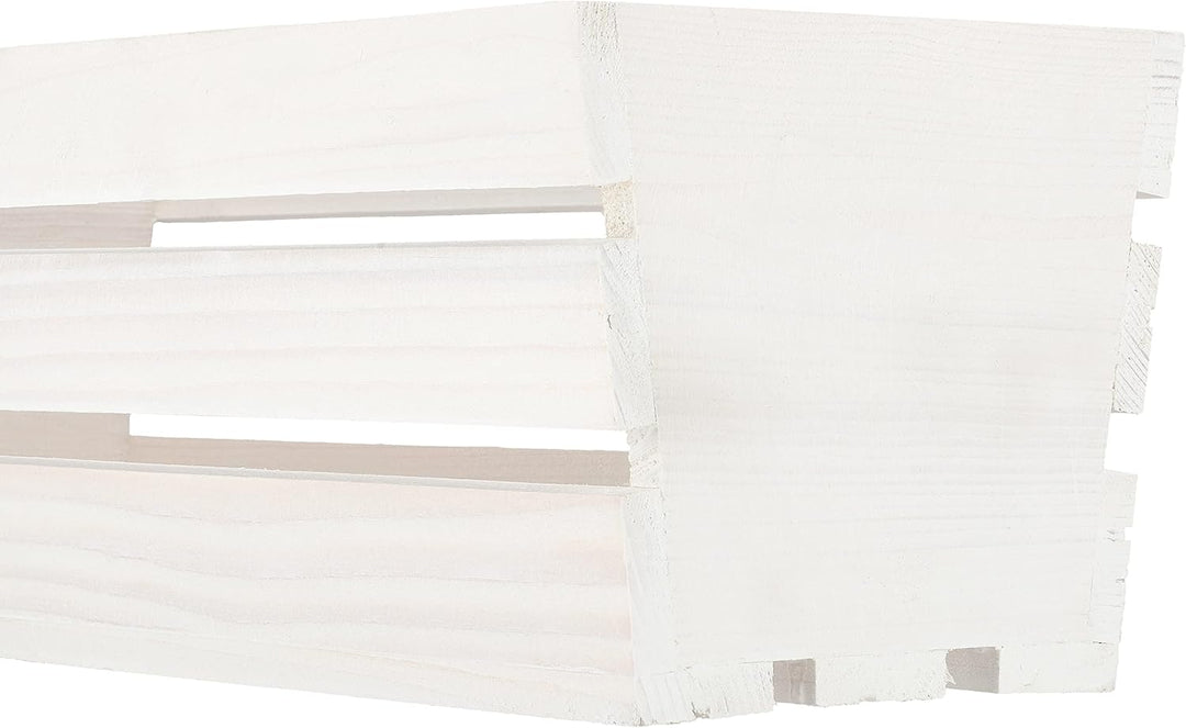 KOTARBAU® Blumenkasten für Balkon, Balkonkasten mit Kunststoffeinsatz 40 x 18 x 15 cm Garten Weiss,