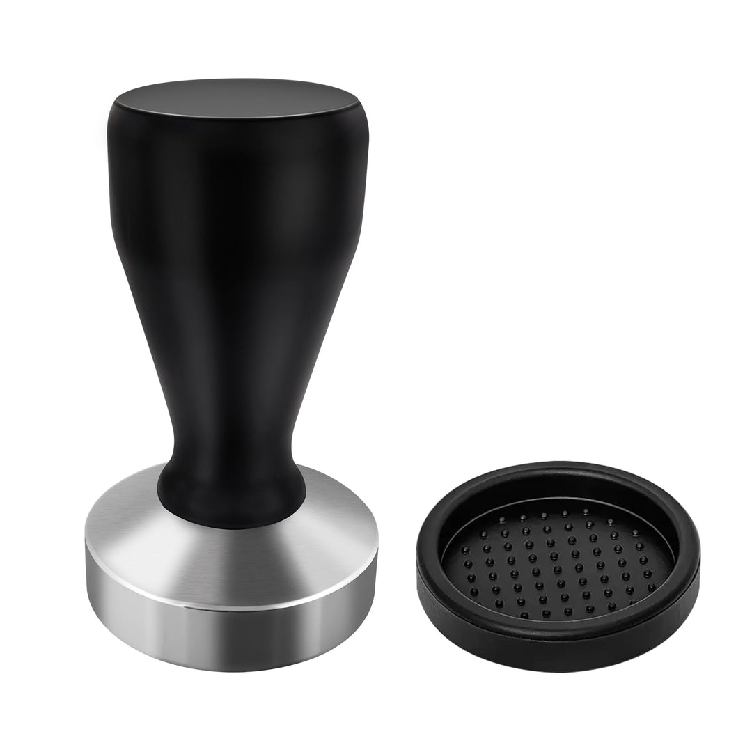 Philorn 51mm Kaffee Tamper aus Edelstahl, Espresso-Stampfer mit Silikonkissen, Kaffeemehlpresser mit