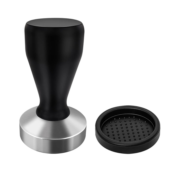 Philorn 51mm Kaffee Tamper aus Edelstahl, Espresso-Stampfer mit Silikonkissen, Kaffeemehlpresser mit