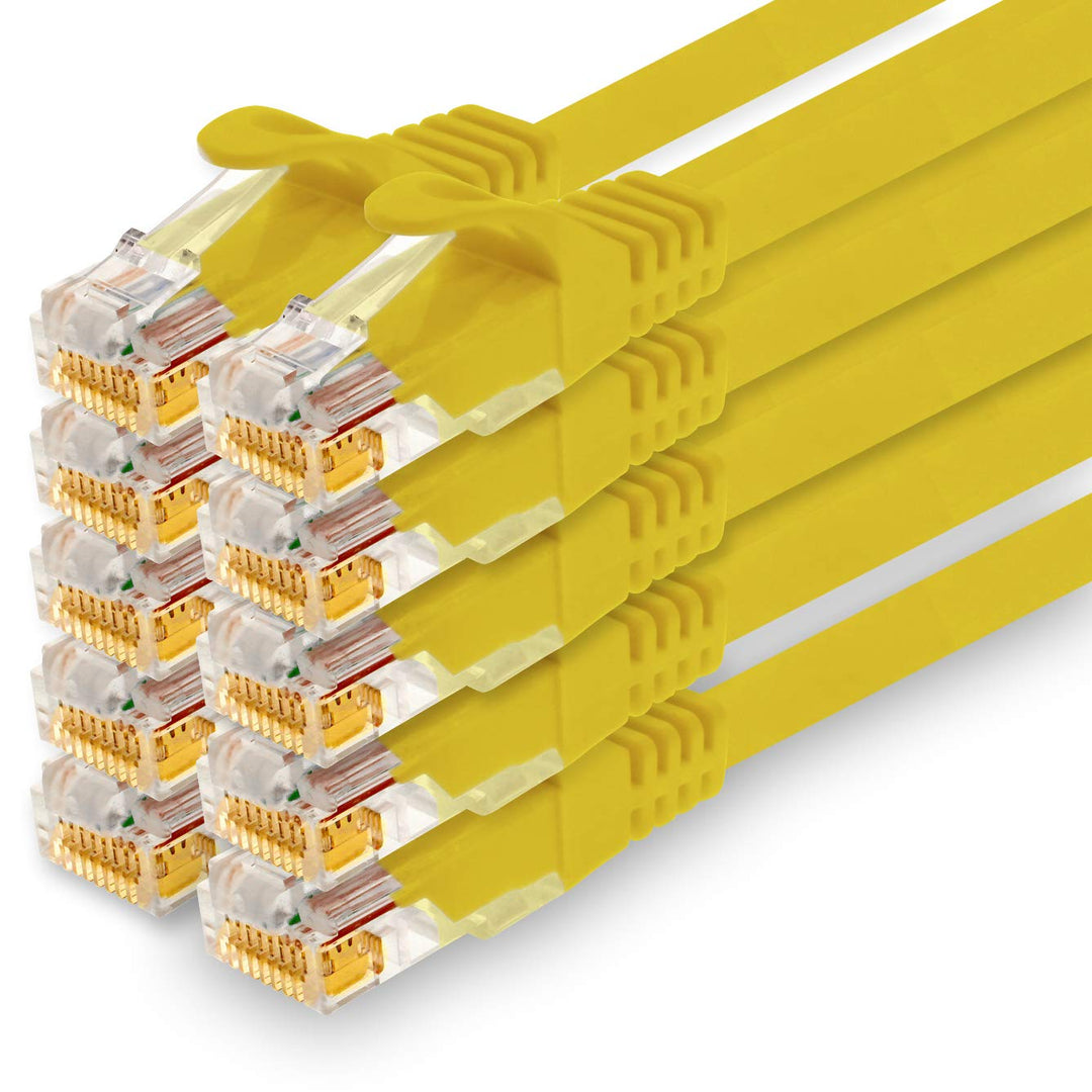 7,5m Netzwerkkabel, Ethernet, Lan &amp; Patchkabel für maximale Internet Geschwindigkeit &amp; verbindet all