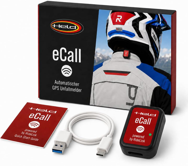 Held eCall System für Motorrad Jacke | Schnelle Hilfe bei Sturz und Unfall