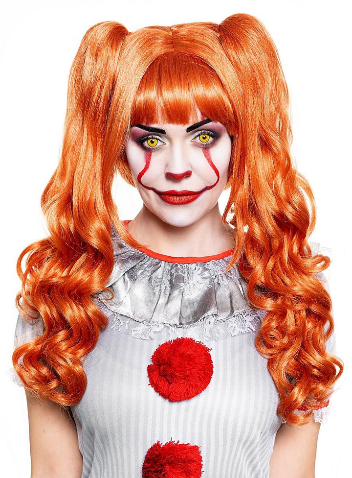 It-Clown-Girl Perücke - Weiblicher Horrorclown - Kostüm-Zubehör Karneval, Halloween &amp; Motto-Party Ho