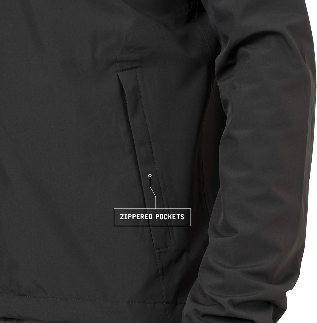 AGU Regenjacke Damen &amp; Herren Go Essential, Fahrradjacke Wasserdicht &amp; Winddicht, Atmungsaktiv, Refl