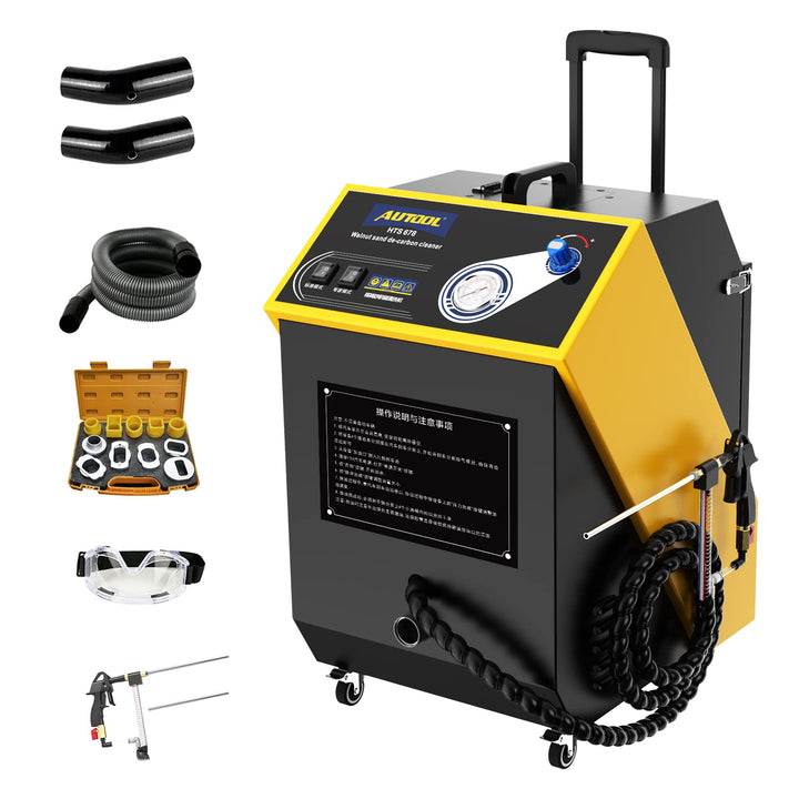 AUTOOL Walnut Blaster Cleaner, Automotor Kohlenstoffablagerungs Ansaugrohrventil Reinigungsmaschine