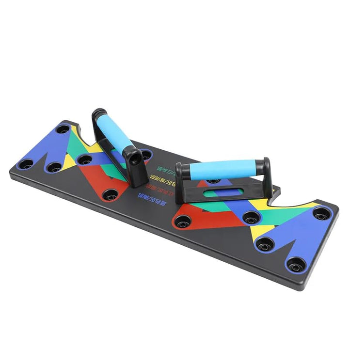 Lisaro 9-in-1 Push-up-Board, Multifunktions-Muscleboard, farbcodiertes, Liegestütz-Rack-Board-System