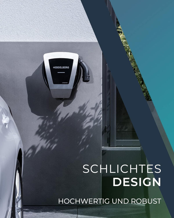 HEIDELBERG Amperfied Wallbox mit 11 kW Ladeleistung. Auslaufmodell (Neue Generation unten in Variant