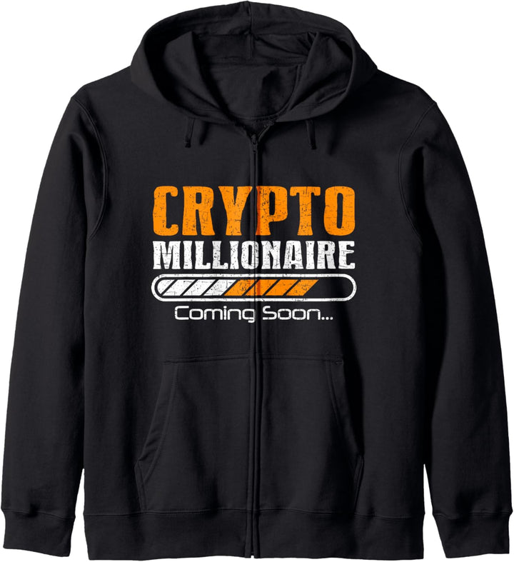 Bitcoin Crypto Cryptocurptocurrency Lustige Blockkette Kapuzenjacke