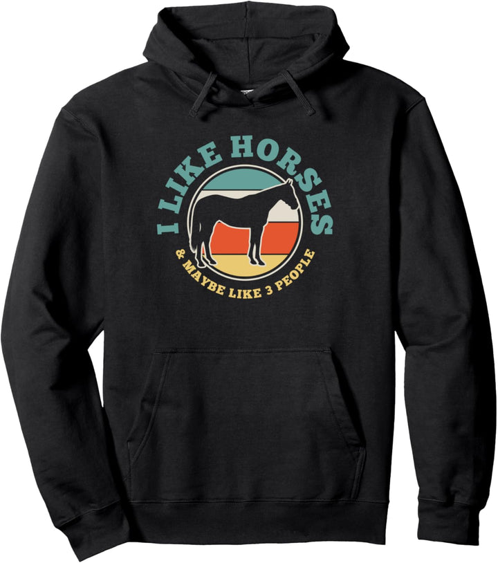 Pferde Reiten Pullover Hoodie