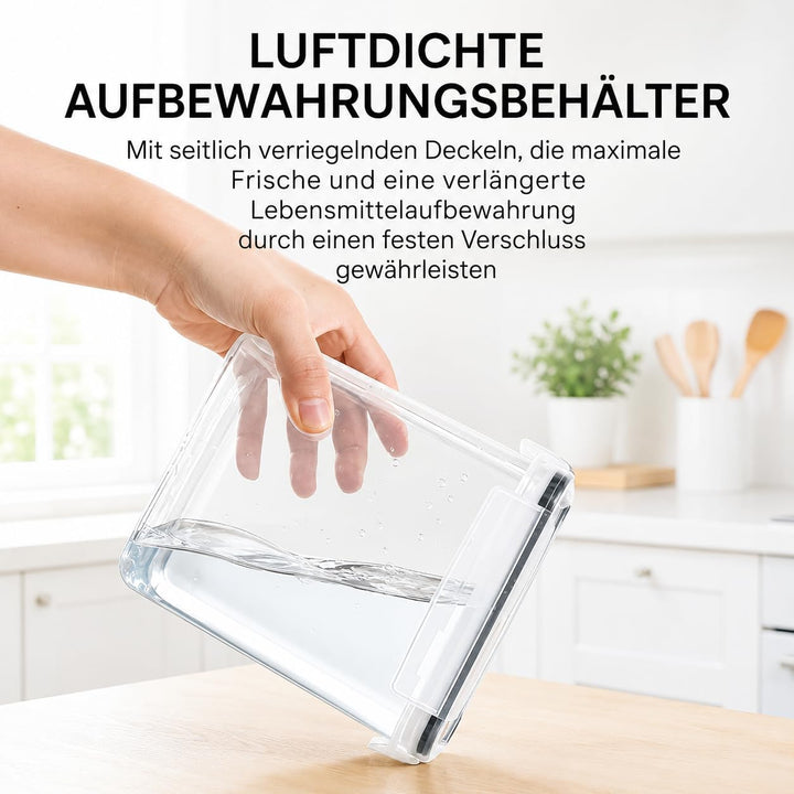 Vorratsdosen 10er Set 2L mit Deckel, BPA-frei