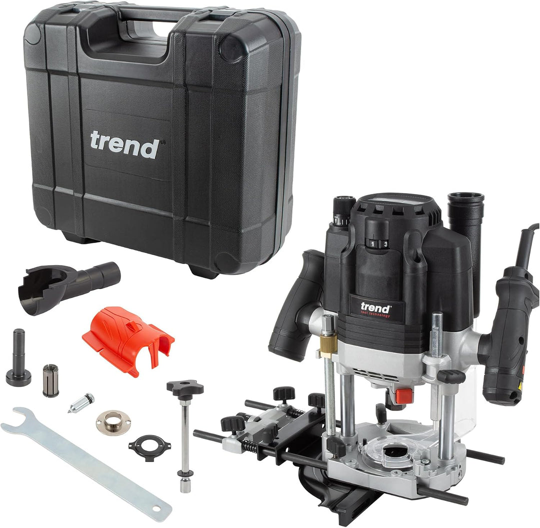 Trend T8 1,3 cm Dual-Mode-Tauchfräser für Hand-/Tischgebrauch, 2200 W 240 Volt, 240 Volt