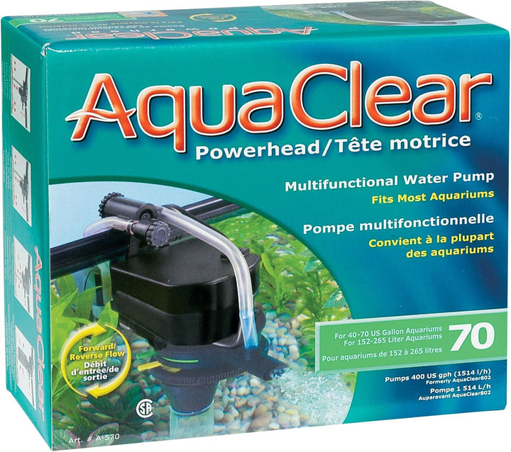 AquaClear A570 Powerhead 70 als Boden-, Schnell- oder Biofilter sowie als Umwälzpumpe,einsetzbar, fü