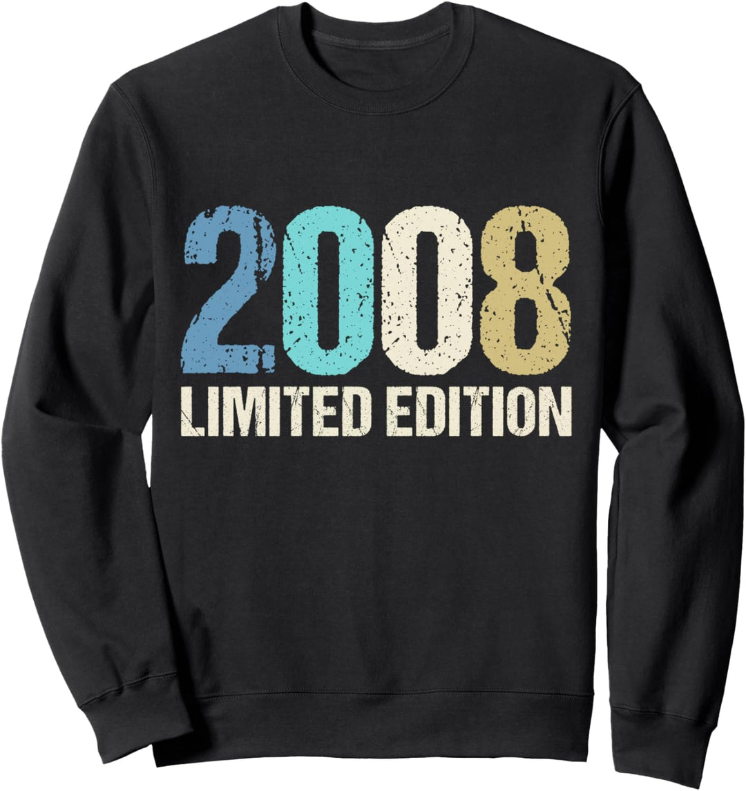 16. Geburtstag Junge Mädchen 16 Jahre 2008 Lustig Geschenk Sweatshirt