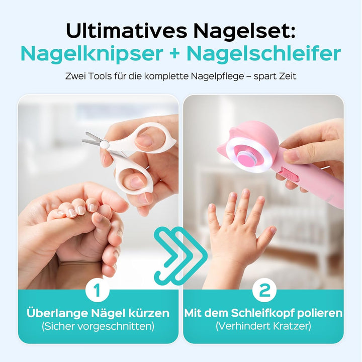 COSLUS Baby Nagelfeile Elektrisch