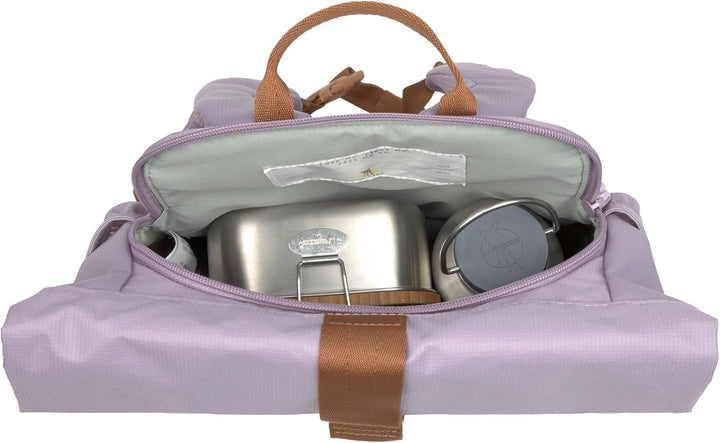 LÄSSIG Kindergartenrucksack Kinderrucksack Rolltop mit Brustgurt wasserabweisend, 11 Liter/Mini Roll