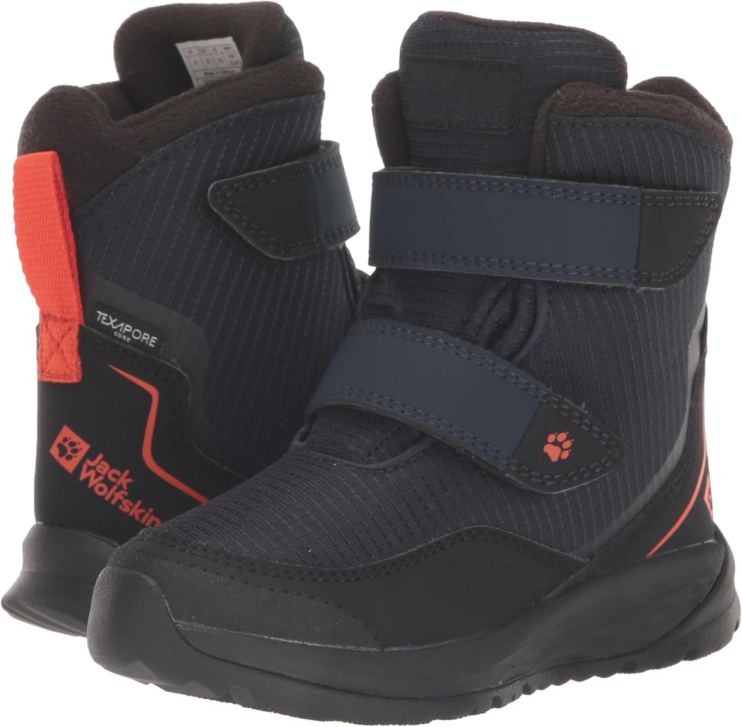 Jack Wolfskin Unisex Kinder Polar Bear Texapore High Vc K Schneestiefel 28 EU Night Blue, 28 EU Nigh