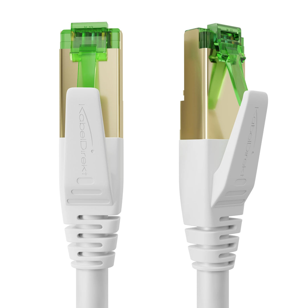 KabelDirekt – Cat 7 Netzwerkkabel, bruchfest – 12,5m – 10 Gigabit LAN Kabel &amp; Ethernet Kabel, erhält