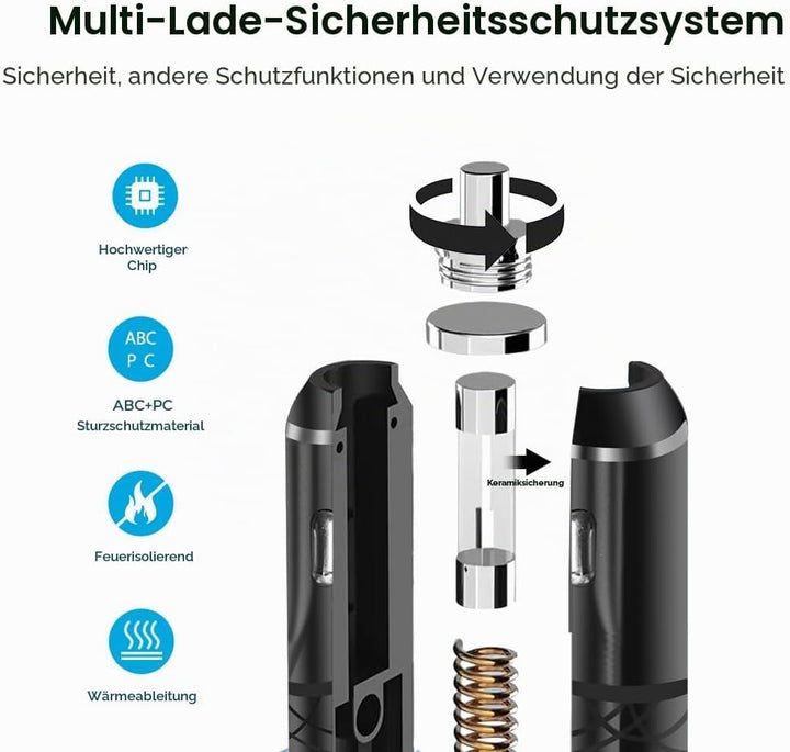 KFD Ladegerät KFZ Netzteil für GB70 GB500 GB251 GB250 GB150 GB70 Boost HD 2000A 12V UltraSafe Starth