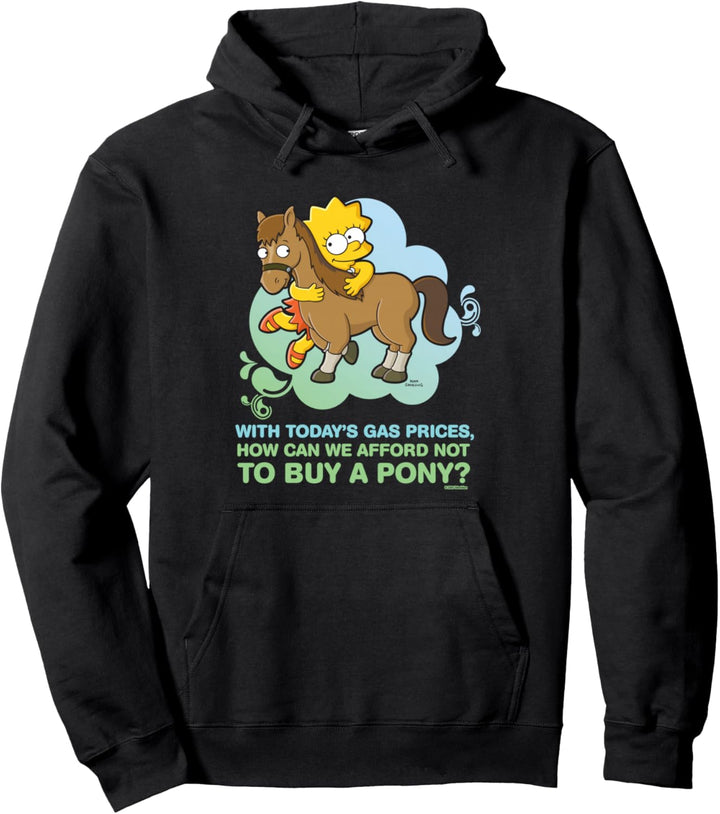 The Simpsons Lisa Simpson Buy a Pony Retro Pullover Hoodie