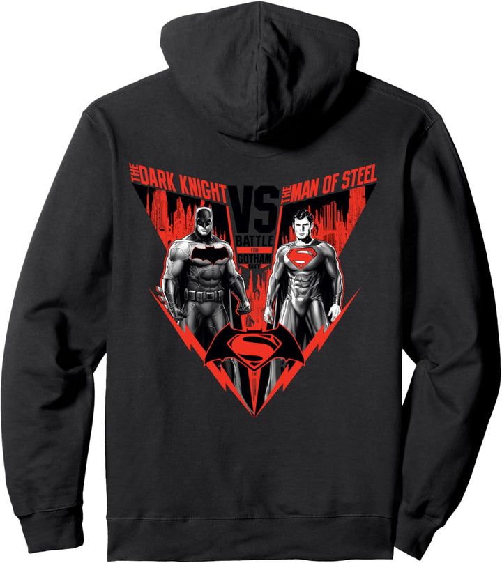 DC Batman gegen Superman Posterspiel Pullover Hoodie