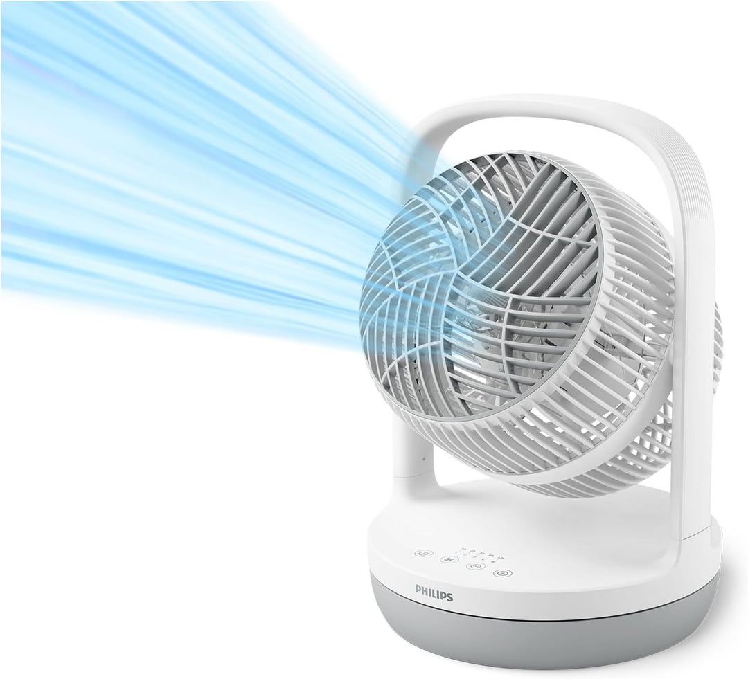 Philips Tischventilator Serie 2000. Stark &amp; superleise mit SilentWings Technologie. 23 dB. Luftumwäl