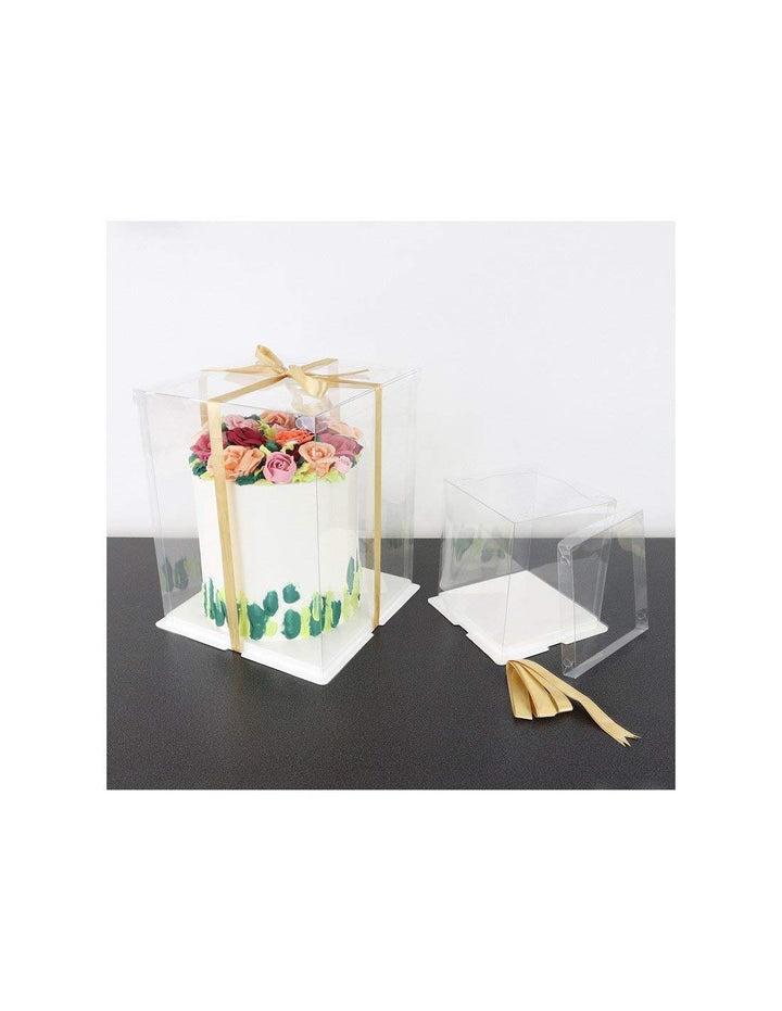 PME CCB10 Kuchenbox aus Kristallglas, 25,4 cm, Kunststoff, durchsichtig 10 x 10 x 13 in, 10 x 10 x 1