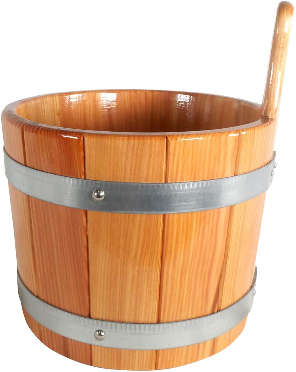 Saunakübel hygieneversiegelt aus Lärchenholz 5 Liter